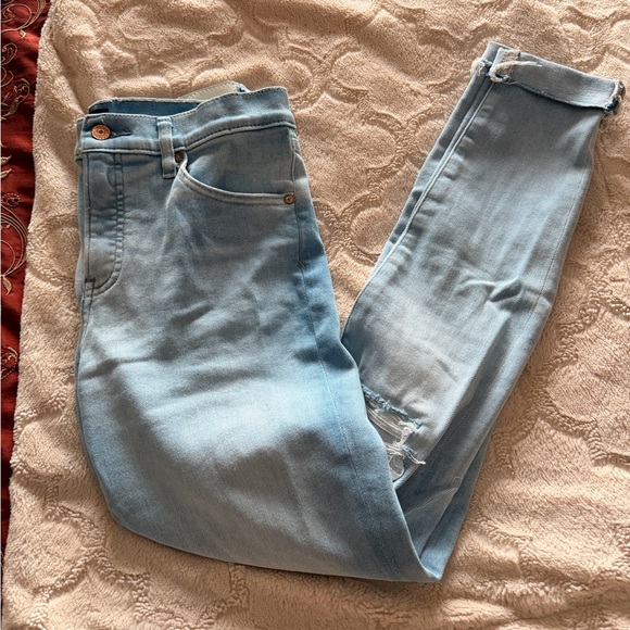 Express Denim - Express distressed skinny jeans